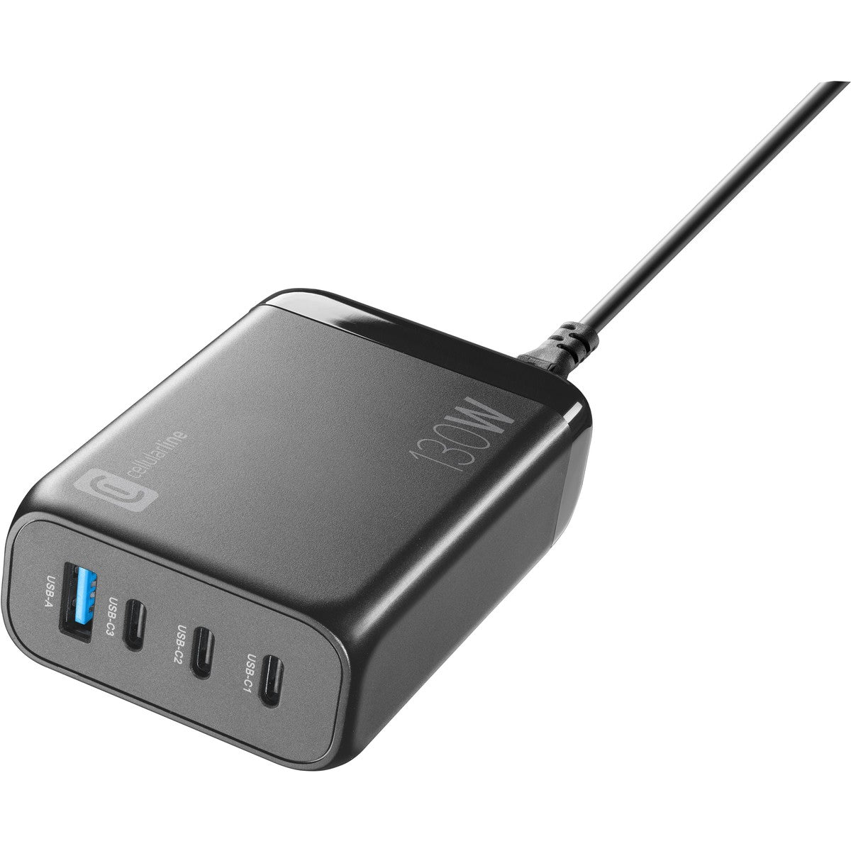 Ultra-compact 130W 4-port Mains Charger with GaN technology