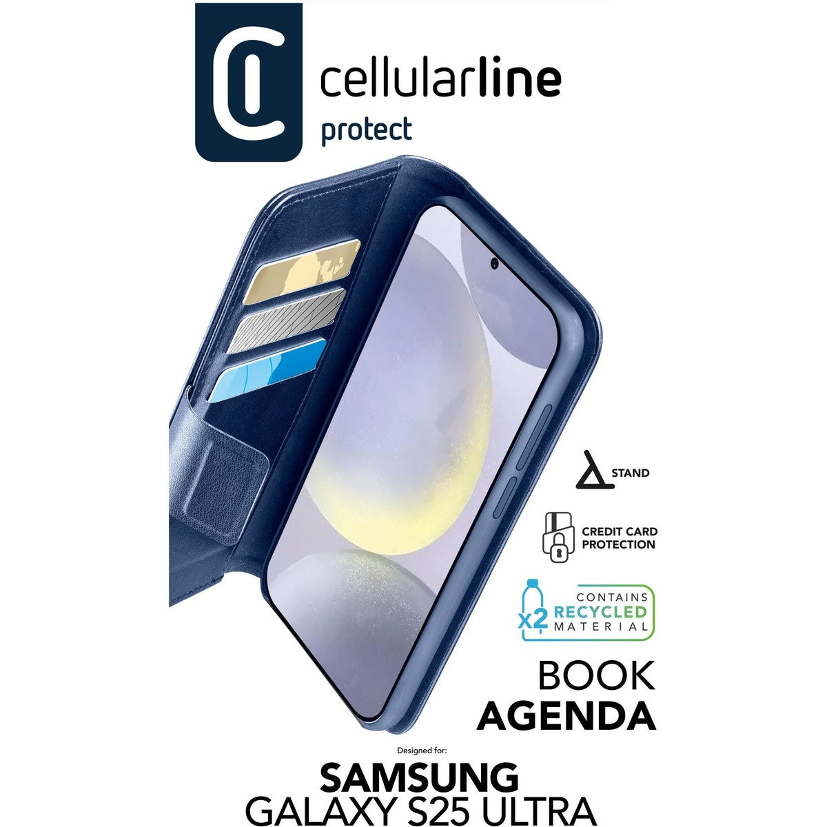 Custodia in stile libro con tecnologia antibatterica Microban®