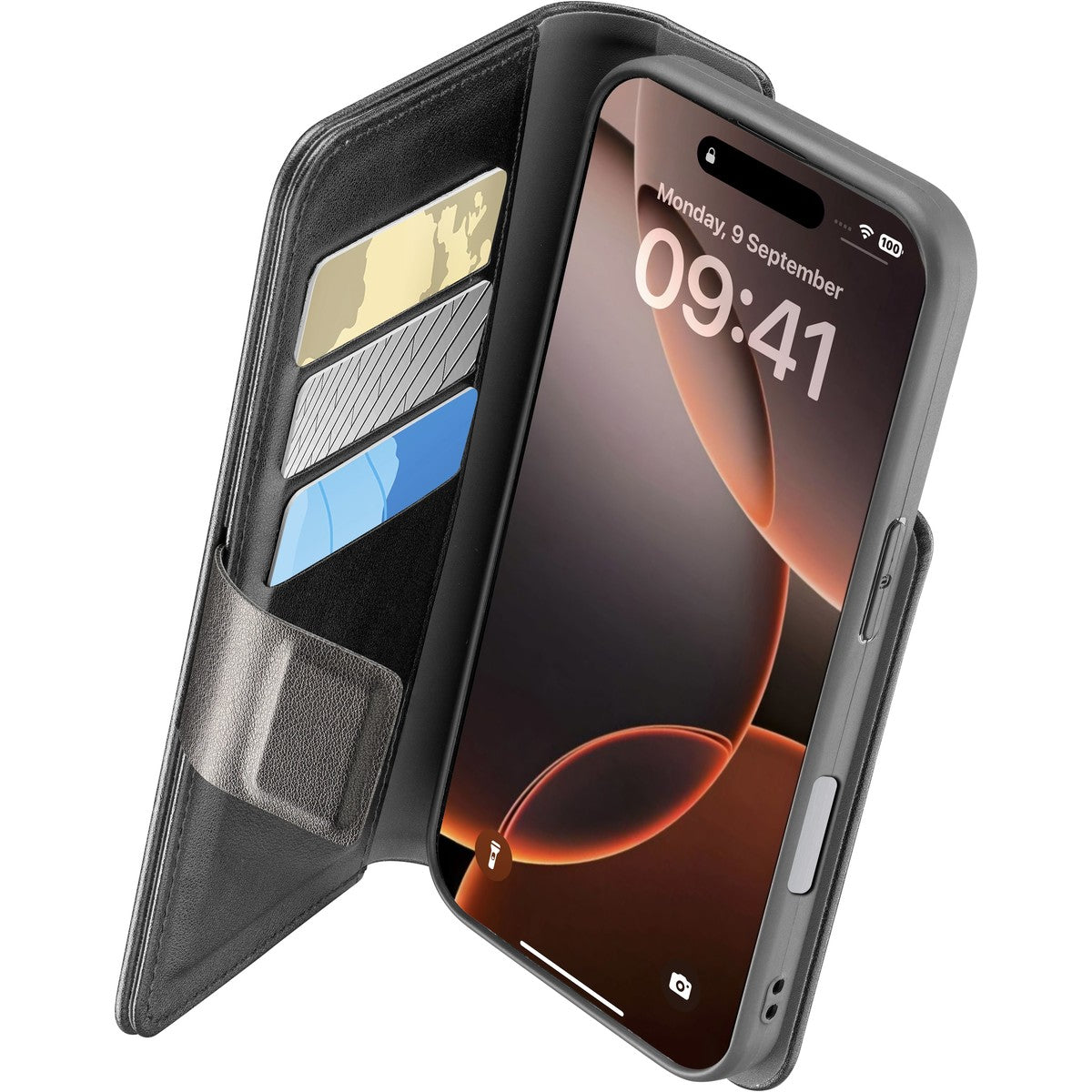 Custodia in stile libro con tecnologia antibatterica Microban®