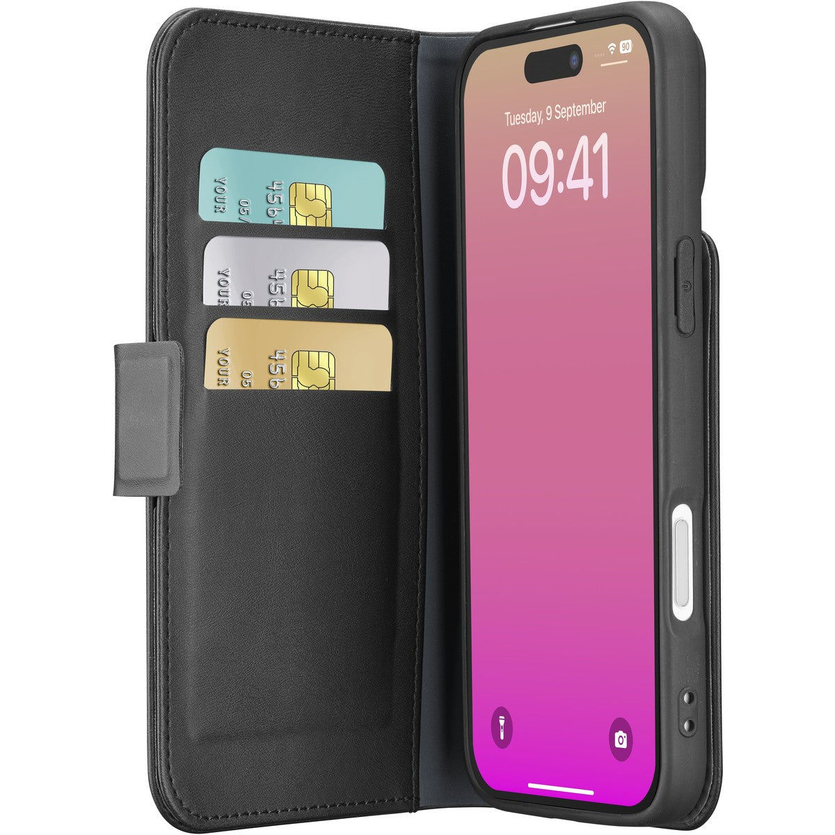 Custodia in stile libro con tecnologia antibatterica Microban®