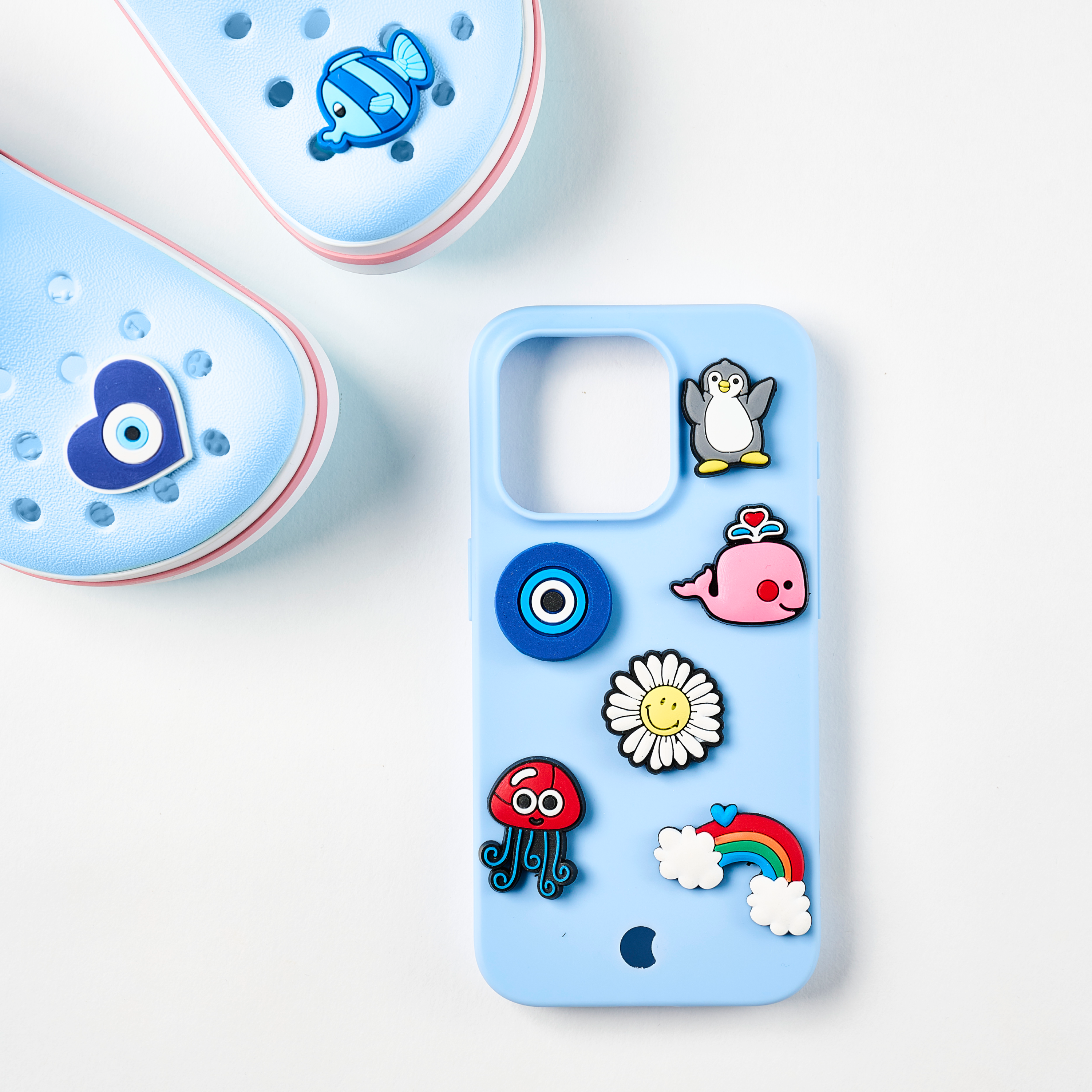 Schützende Smartphone-Hülle, endlos personalisierbar, kompatibel mit Miss G Charms.