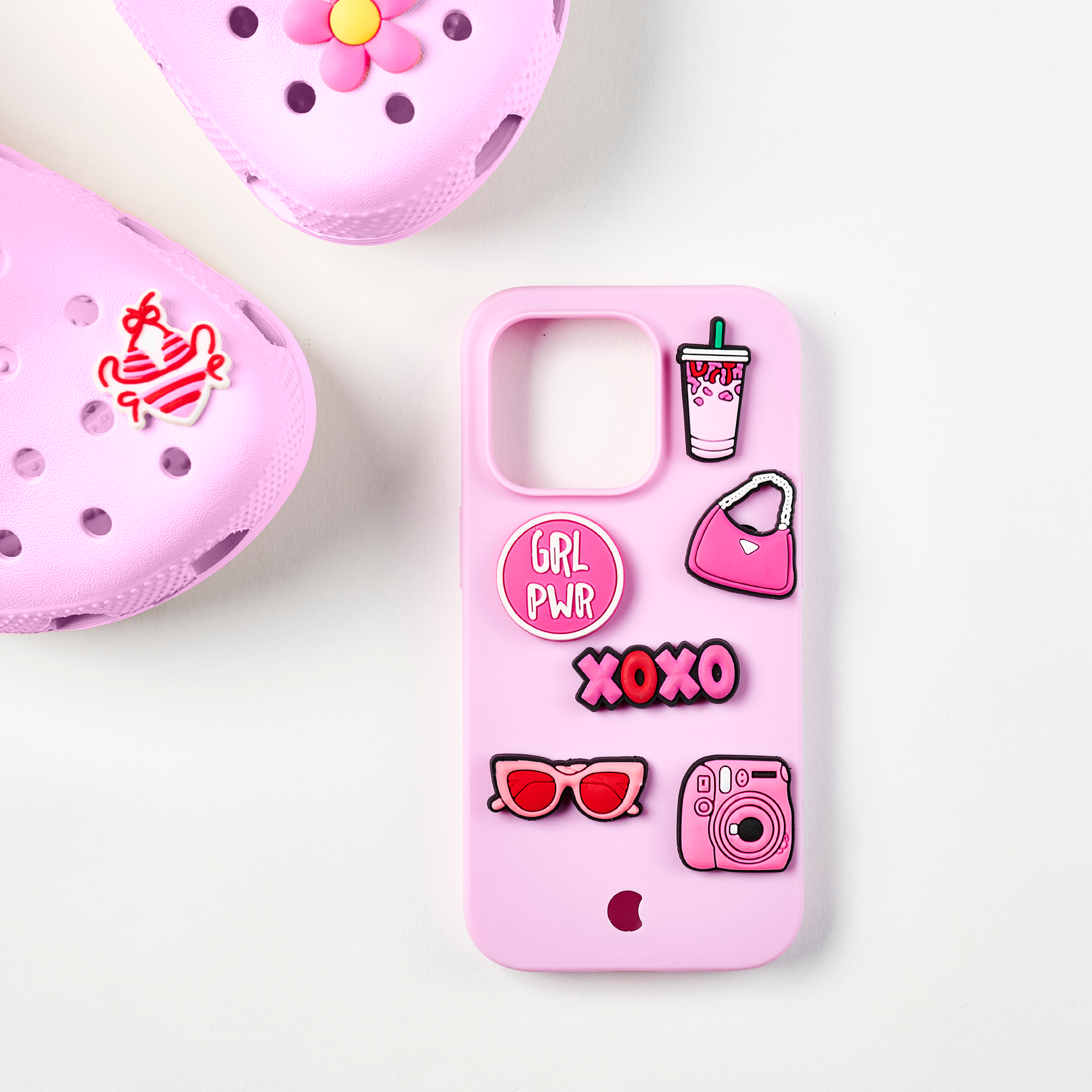 Schützende Smartphone-Hülle, endlos personalisierbar, kompatibel mit Miss G Charms.