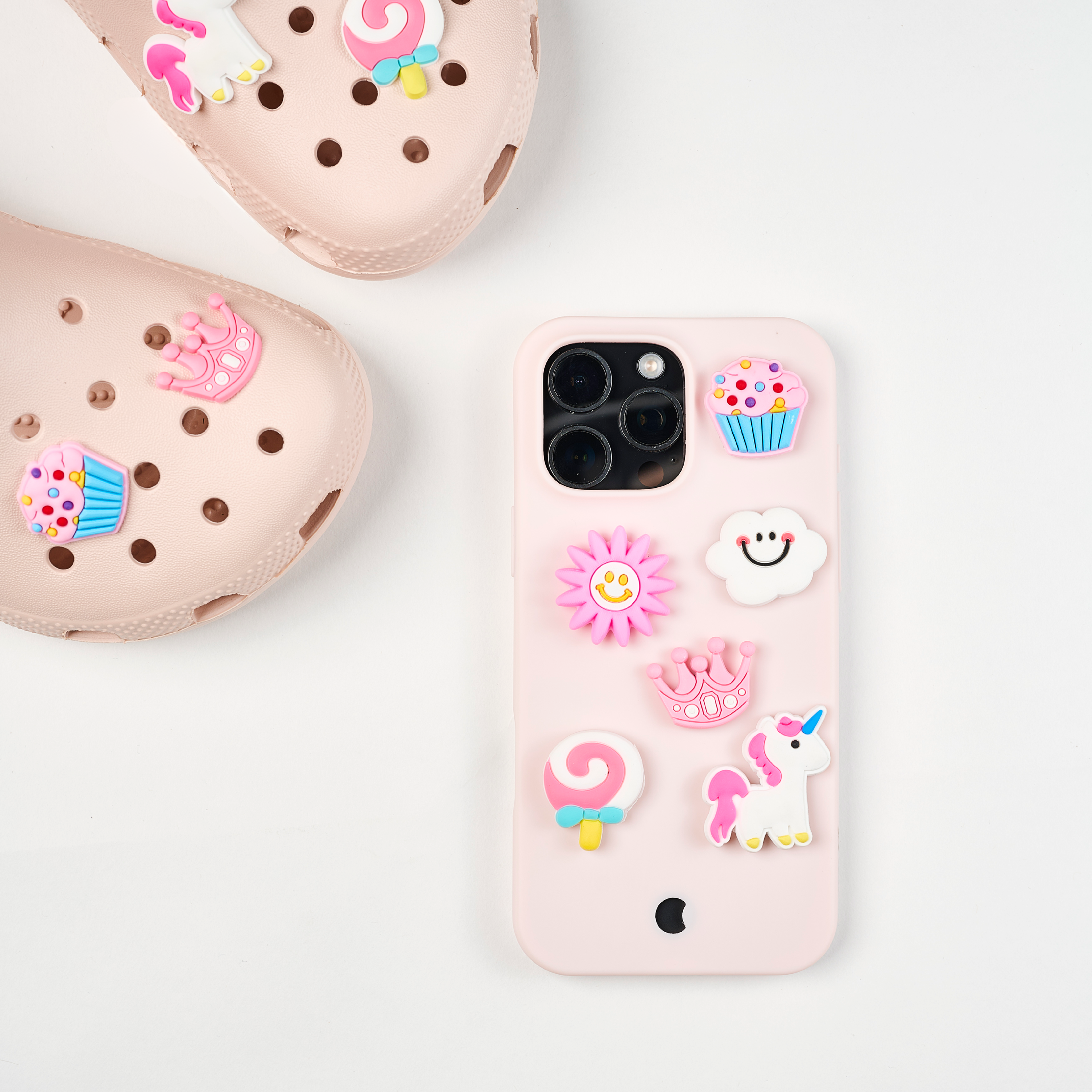 Schützende Smartphone-Hülle, endlos personalisierbar, kompatibel mit Miss G Charms.