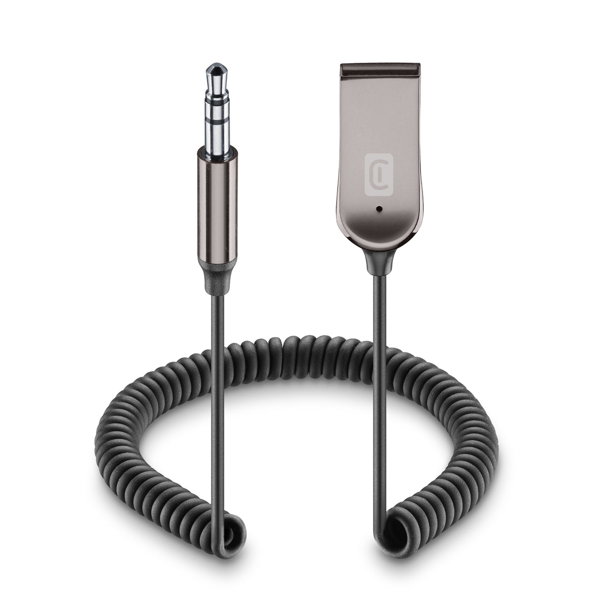 Cellularline BLUETOOTH RECEIVER CABLE 3.5 JACK CONNECTOR AND USB-A PORT audio cable 0,15 m 3.5mm USB Type-A Black