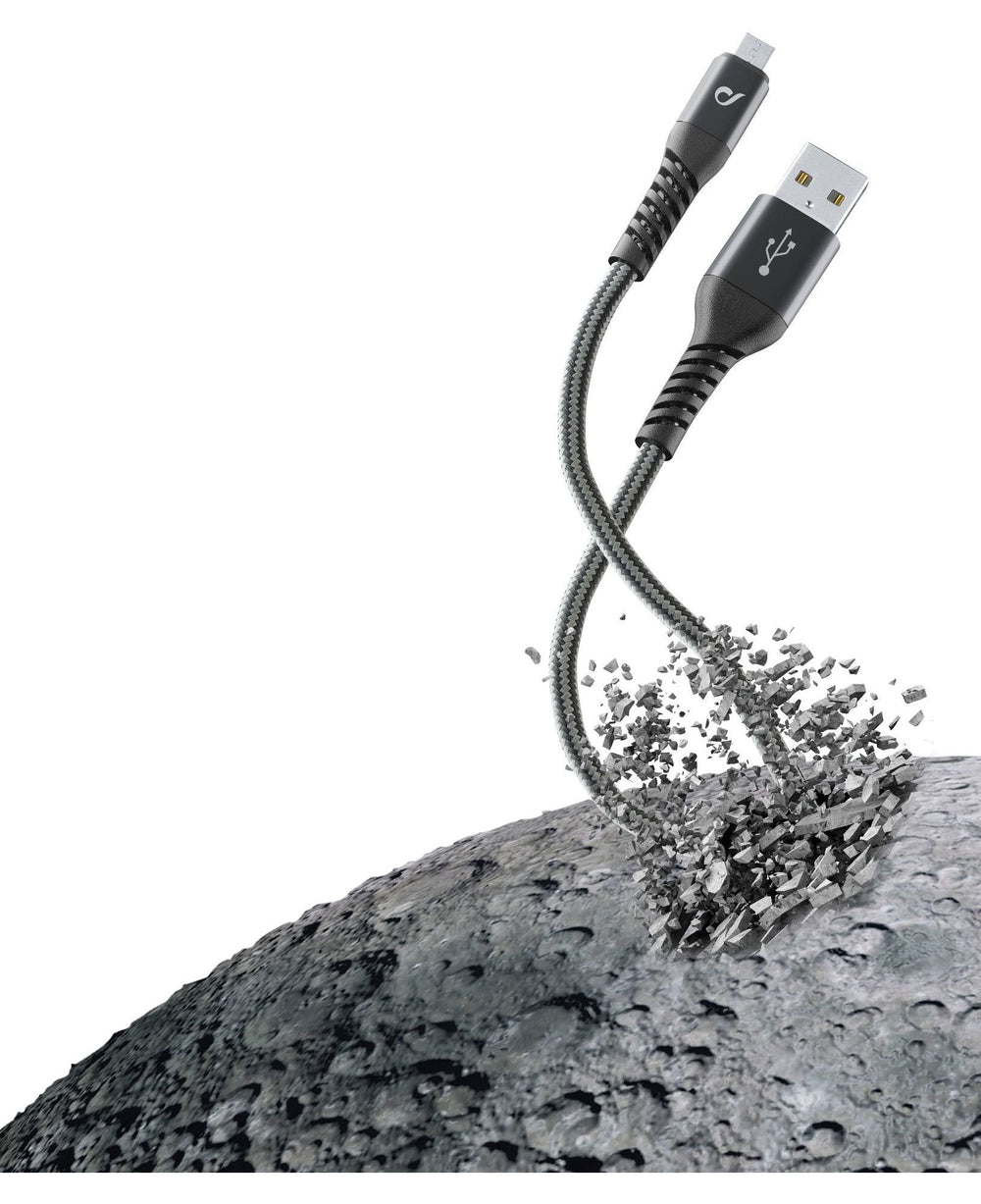 Cellularline TETRACABMUSB2MK USB cable 2 m USB A Micro-USB B Black