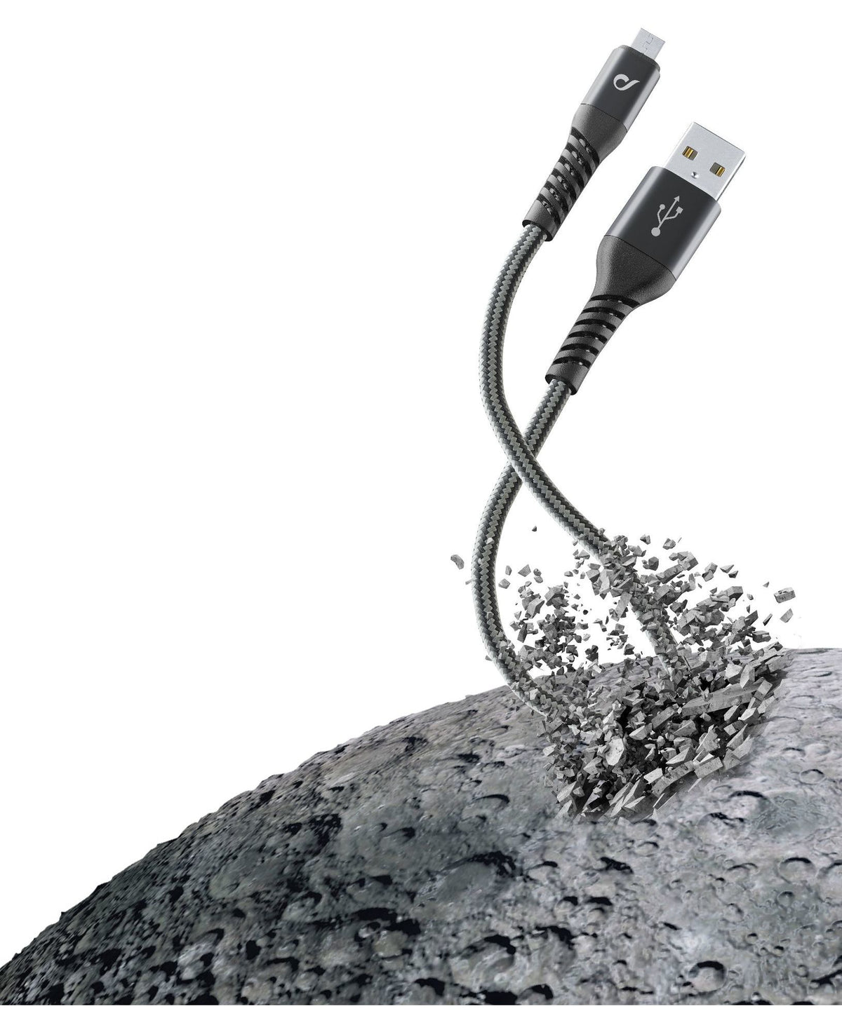 Cellularline TETRACABMUSB2MK USB cable 2 m USB A Micro-USB B Black