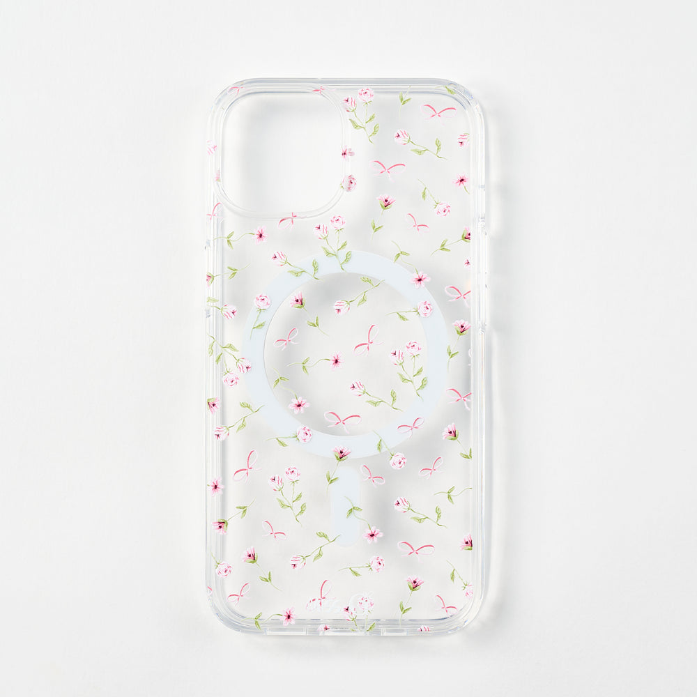 Magsafe case with flowers and bows pattern