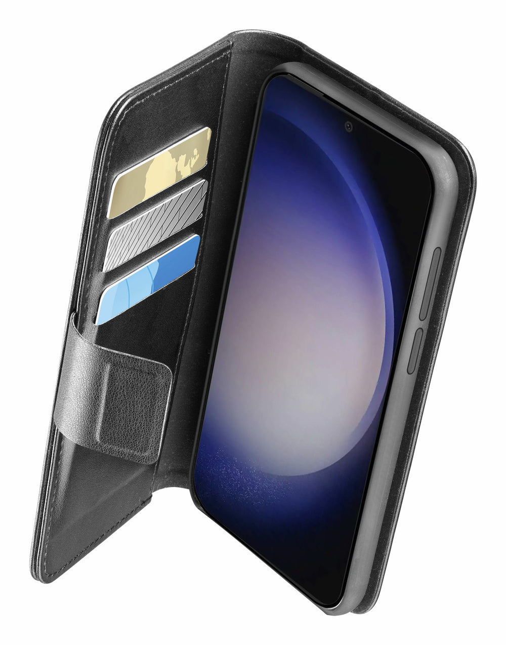 Cellularline 8018080475191 mobile phone case 17 cm (6.7") Folio Black