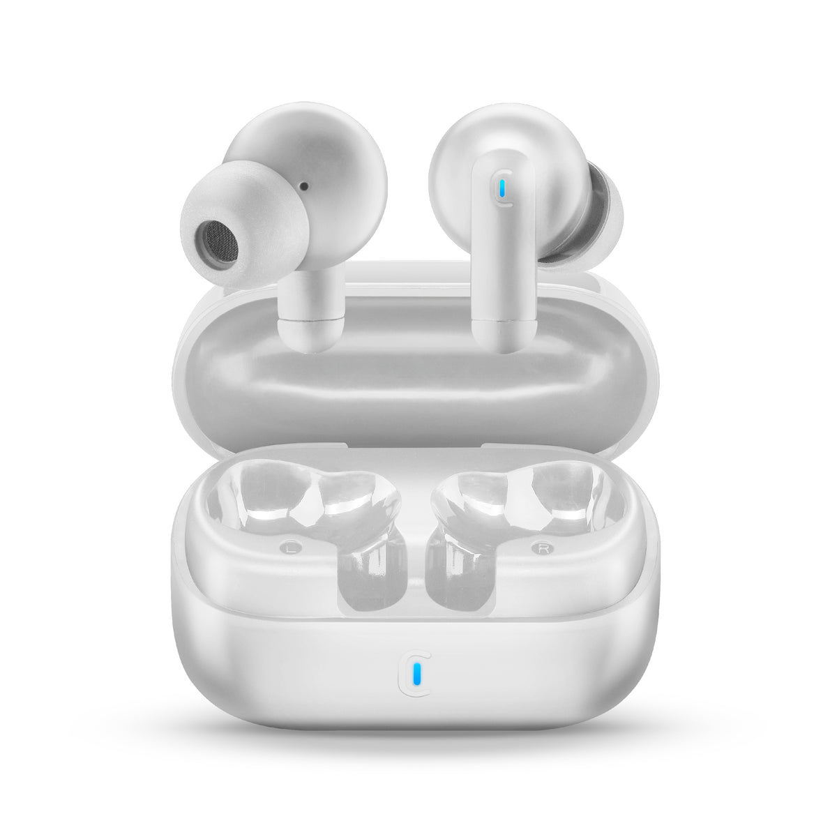 Cellularline ZIP IN-EAR Headset True Wireless Stereo (TWS) Calls/Music USB Type-C Bluetooth White