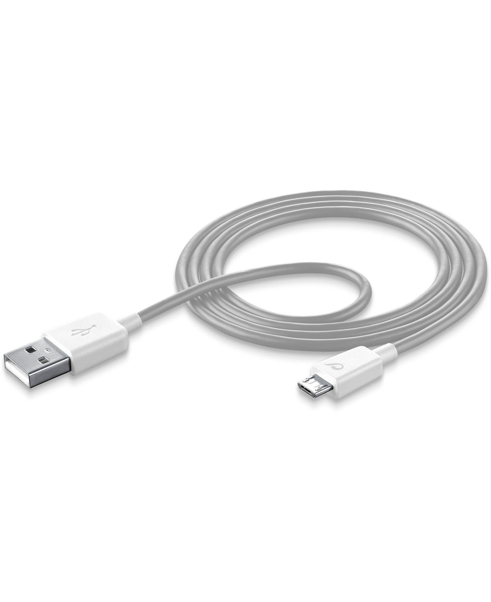 Cellularline 8018080241277 USB cable 2.0 1 m USB A Micro-USB B White