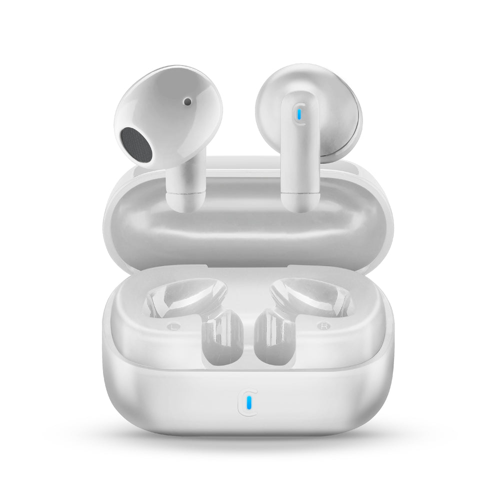 Cellularline ZIP CAPSULE Headset True Wireless Stereo (TWS) In-ear Calls/Music Bluetooth White