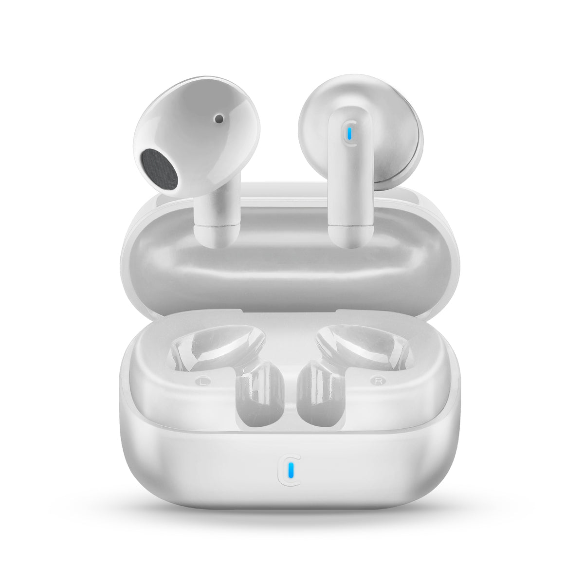 Cellularline ZIP CAPSULE Headset True Wireless Stereo (TWS) In-ear Calls/Music Bluetooth White
