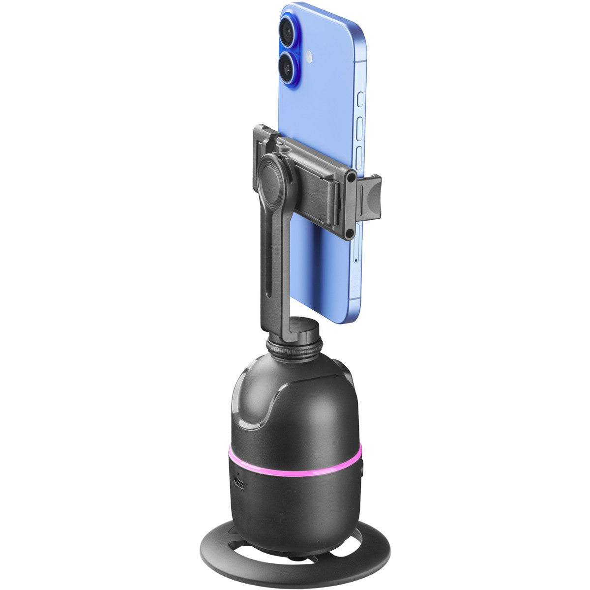 Phone holder with automatic face tracking