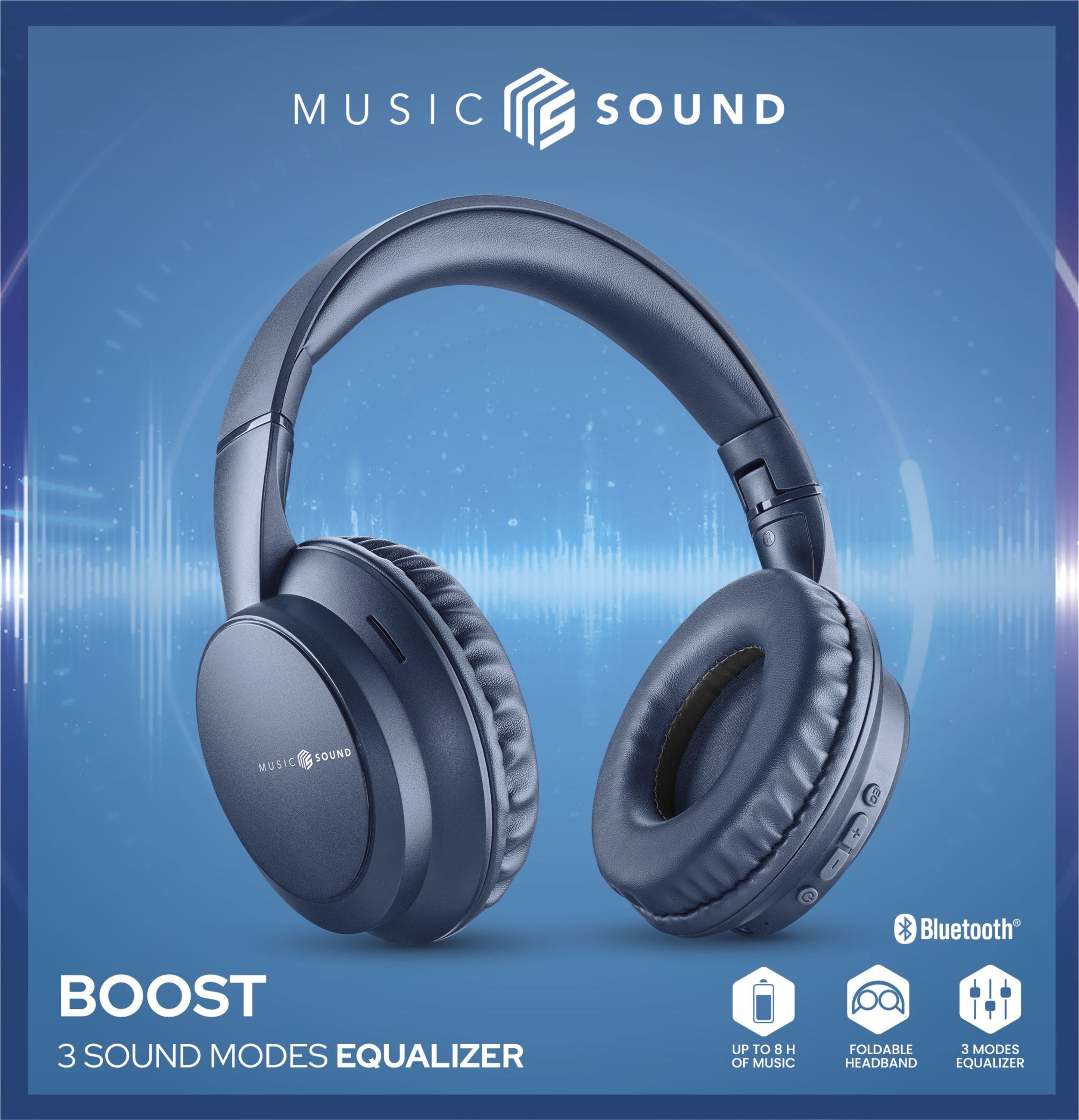 Casque Bluetooth MS EQ BOOST