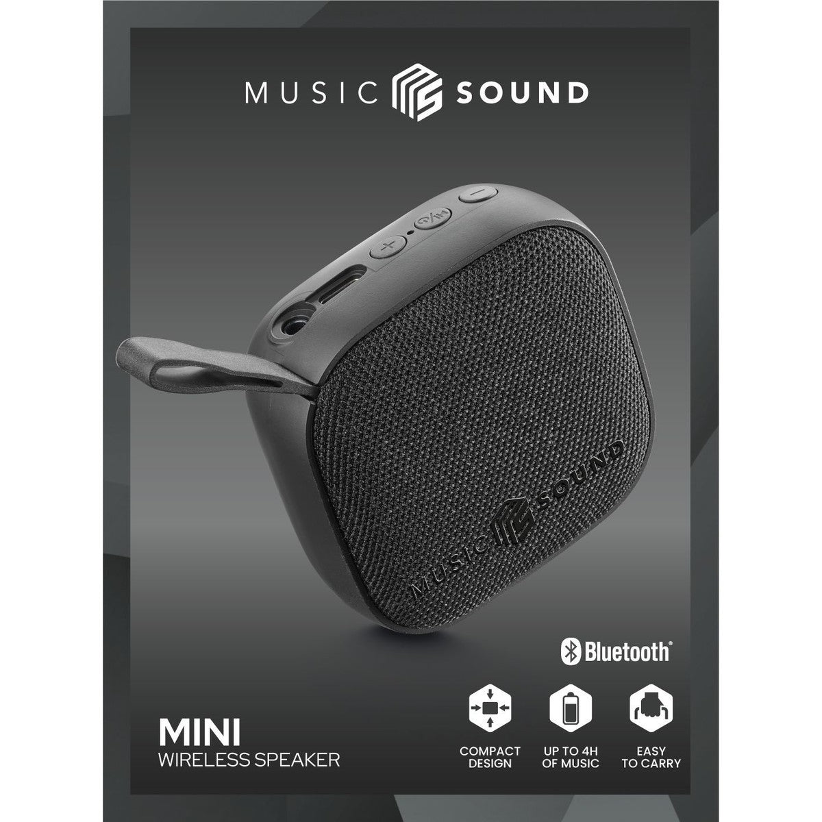 Kompakter und farbenfroher 3-Watt-Bluetooth-Lautsprecher