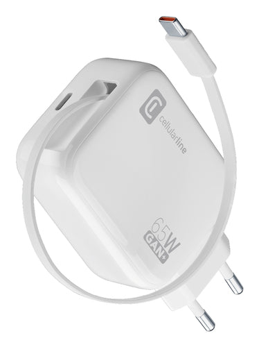 USB-C-Anschluss-Ladegerät und Kabel, 65 W
