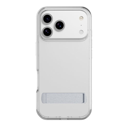 Clear Stand - Transparent case with integrated stand for hands-free use.