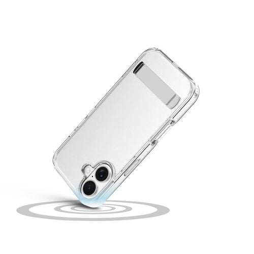 Clear Stand - Transparent case with integrated stand for hands-free use.