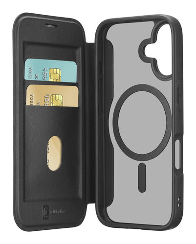 Daily Mag - Book cover with semi-transparent hard back compatible with Magsafe® ecosystem