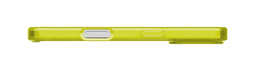Étui transparent avec bords colorés compatible avec l'écosystème Magsafe®.