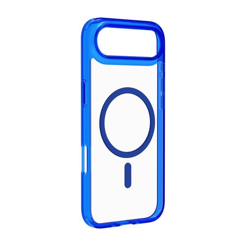 Transparent case with colored edges compatible with Magsafe® ecosystem
