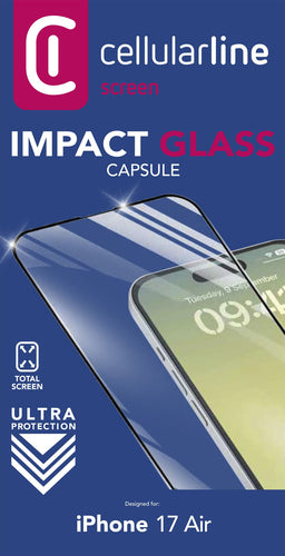 Impact Glass - iPhone 17 Air Resistente vetro temperato da bordo a bordo