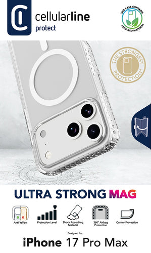 Ultra Strong Mag - Étui transparent ultra-protecteur avec bords renforcés anti-chocs