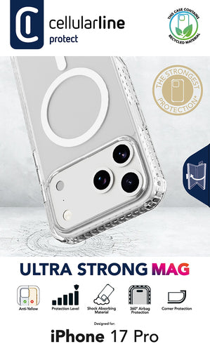 Ultra Strong Mag - Étui transparent ultra-protecteur avec bords renforcés anti-chocs
