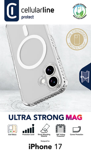 Ultra Strong Mag - Étui transparent ultra-protecteur avec bords renforcés anti-chocs