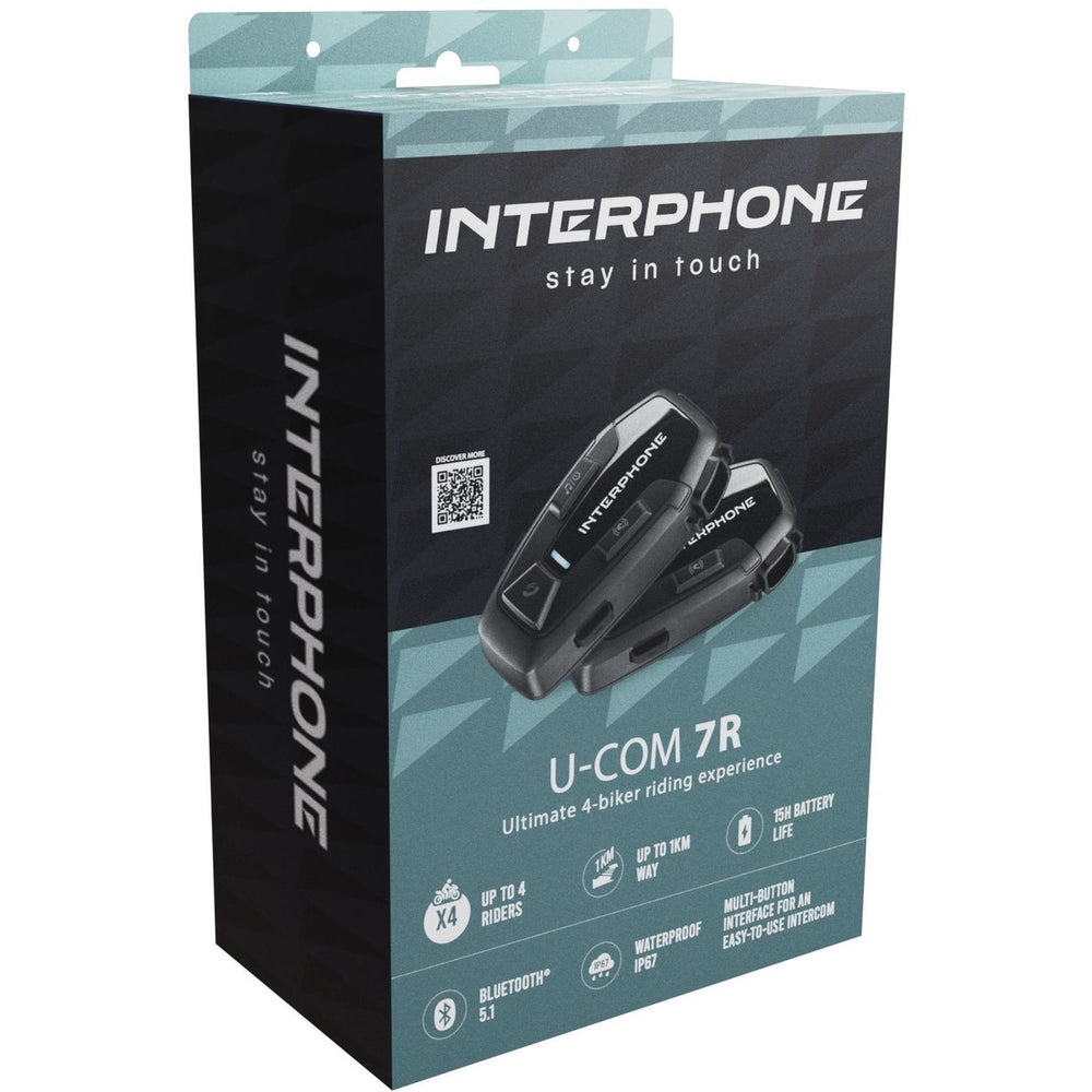 Intercom pour casque moto Bluetooth® jusqu'à 4 utilisateurs