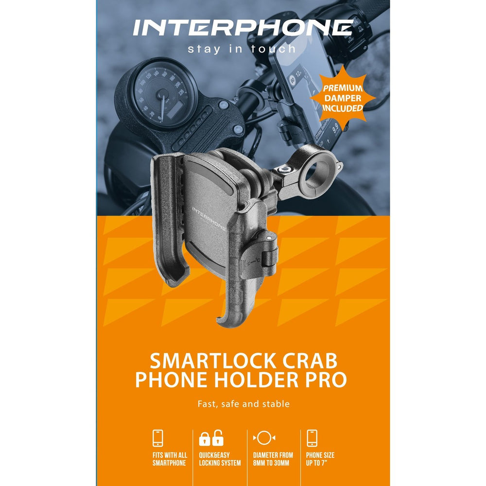 Support de téléphone pour guidon avec amortisseur