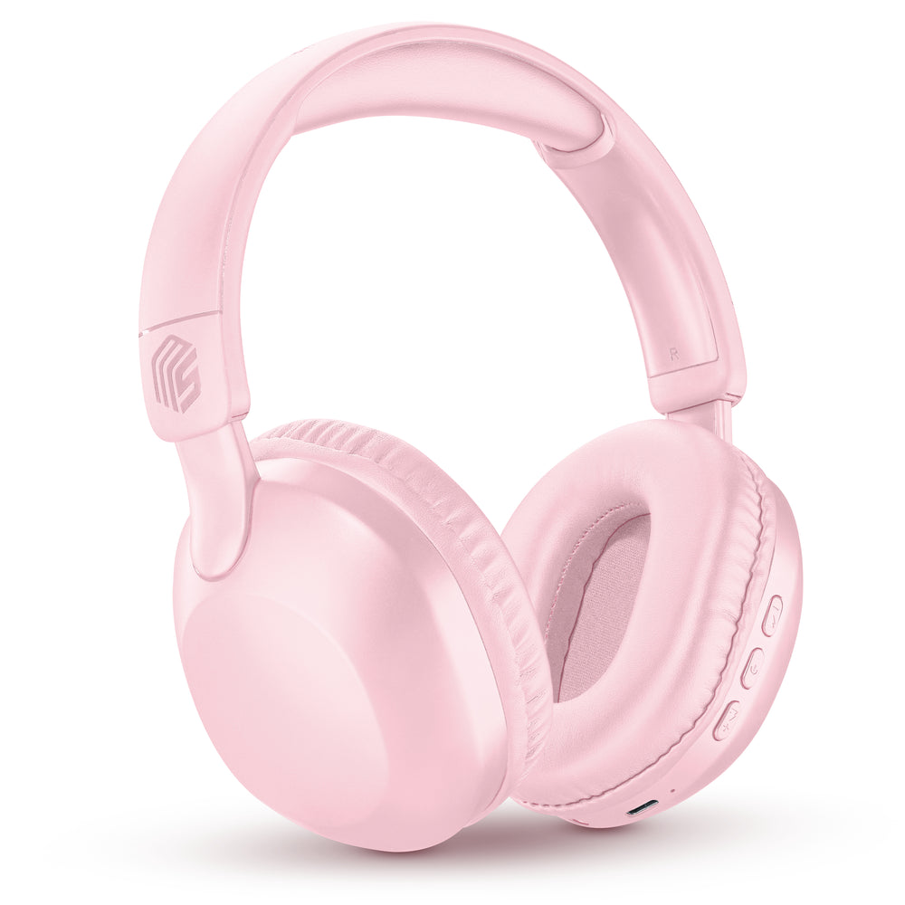Music Sound EASY Headset Wireless Head-band Calls/Music USB Type-C Bluetooth Pink