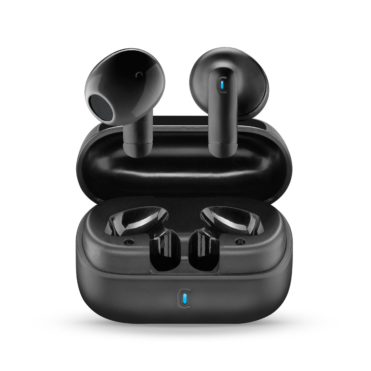 Cellularline ZIP CAPSULE Headset True Wireless Stereo (TWS) In-ear Calls/Music USB Type-C Bluetooth Black