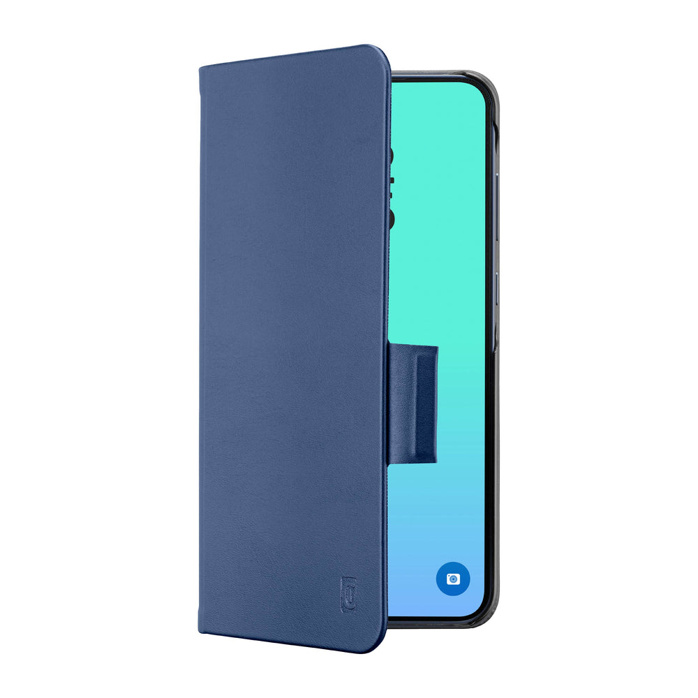 BOOK 3 FOLIO CASE FOR GALAXY A27 BLUE